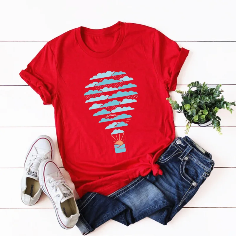

11 Colors New Funny Creativity Tees Vogue Women Plus Size T-shirt O-neck Short Sleeve Tops Female Casual Graphic T Shirt