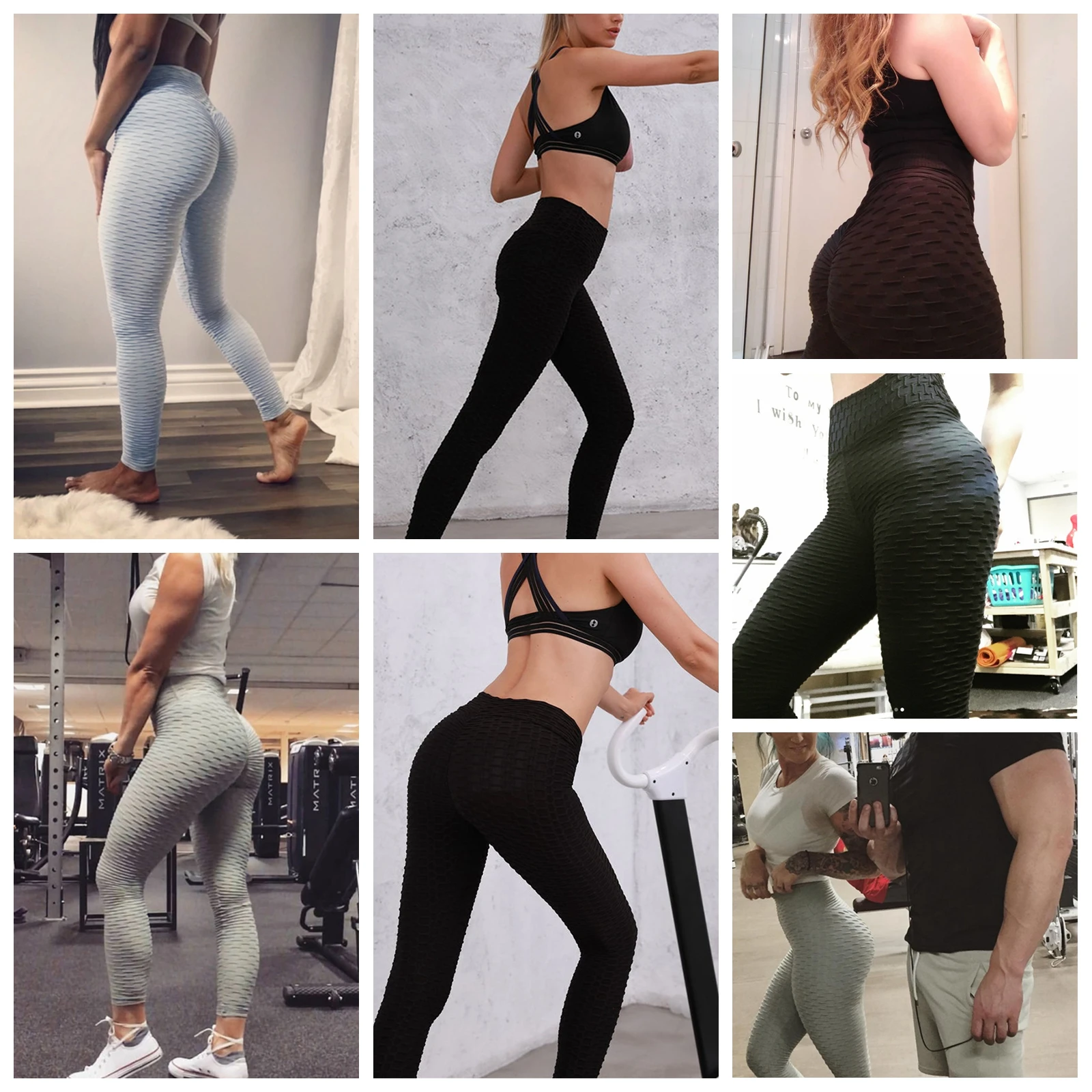 

Hirigin High Waist Leggings Women Sexy Booty Lifting Trackpants 2021 Seamless GYM Leggings Fitness Plus Size Elastic Legging