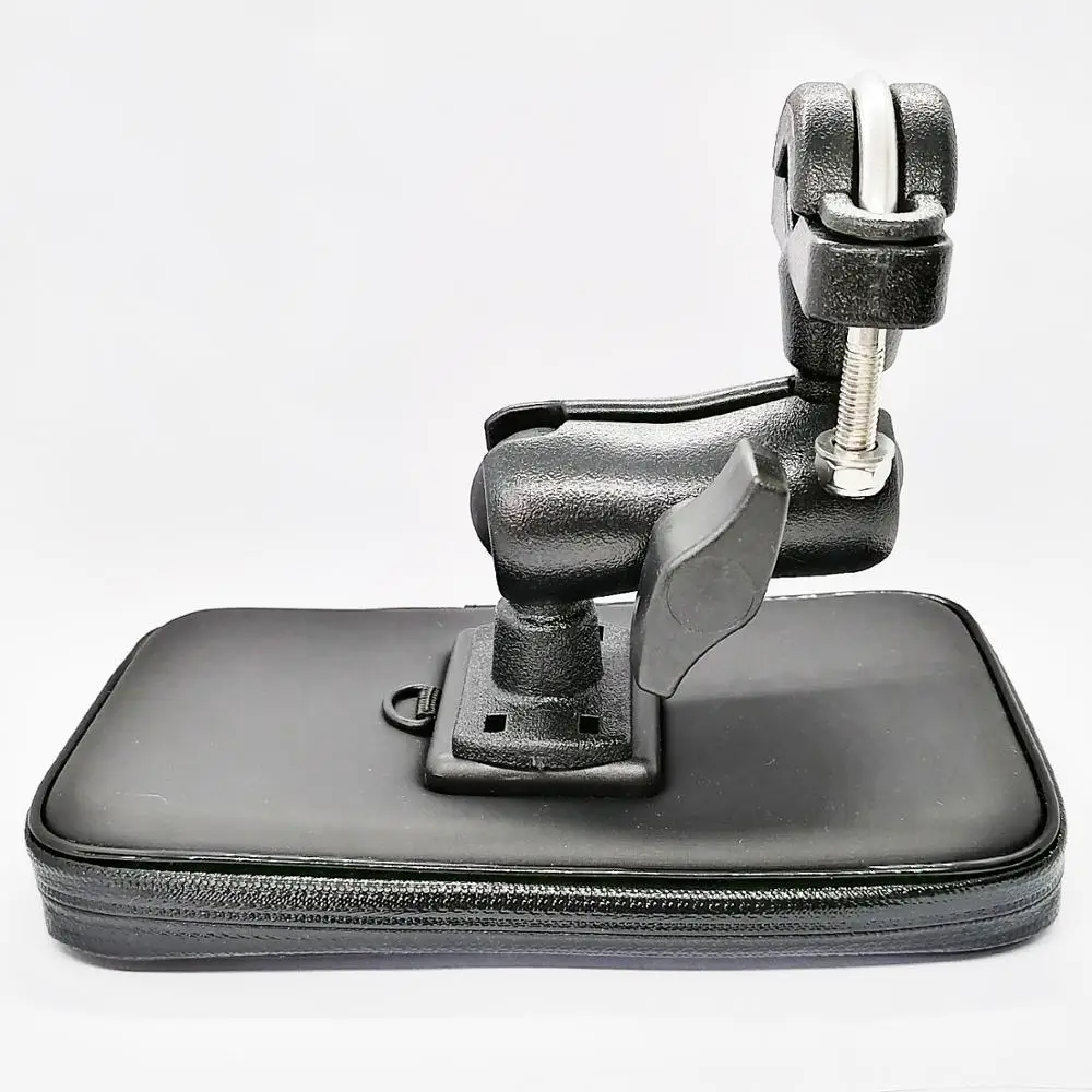 Мотоциклетный держатель для сотового телефона с водонепроницаемым чехлом на