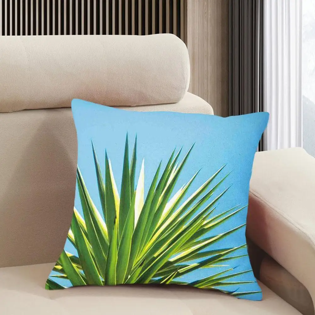 

Tropical Cactus Plant Printing Cushion Decorative Pillow Home Fresh Pillow Green Sofa Pillowcase Decoration J5N8