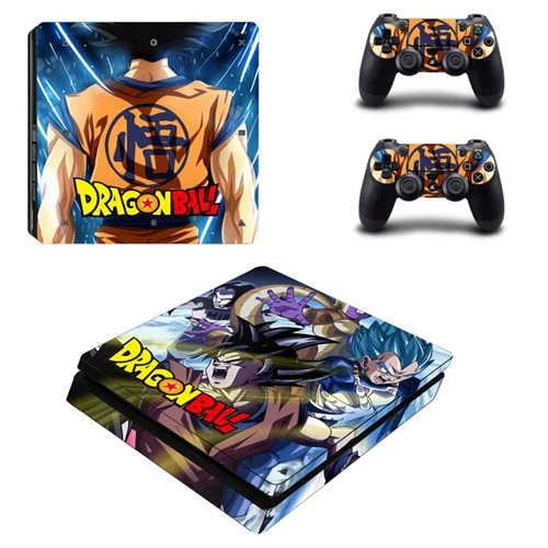 NO.3 HOMEREALLY Ps4 тонкая кожа Dragon Ball сын Goku vegeta Классическая наклейка для sony Playstation 4 тонкая консоль и контроллер - Цвет: NO.3