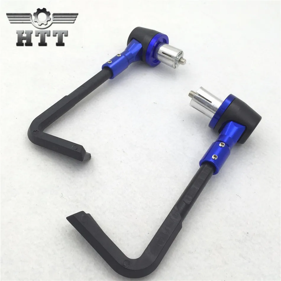 

Motorcycle Universal Black Blue CNC 7/8" (22mm) Protector Handlebar Brush Proguard System Pro Brake Clutch Levers Protect