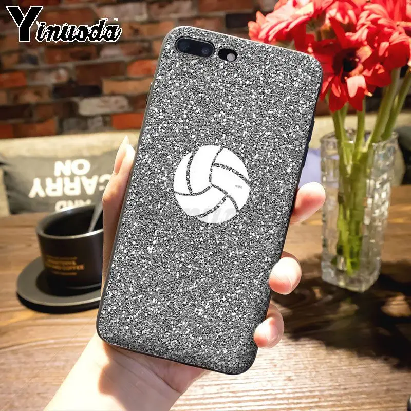 Yinuoda волейбольная Раскрашенная крышка мягкий чехол для телефона для iPhone 7plus X xs max xr 6 6S 7 8 8Plus 5S 11pro чехол - Цвет: 13