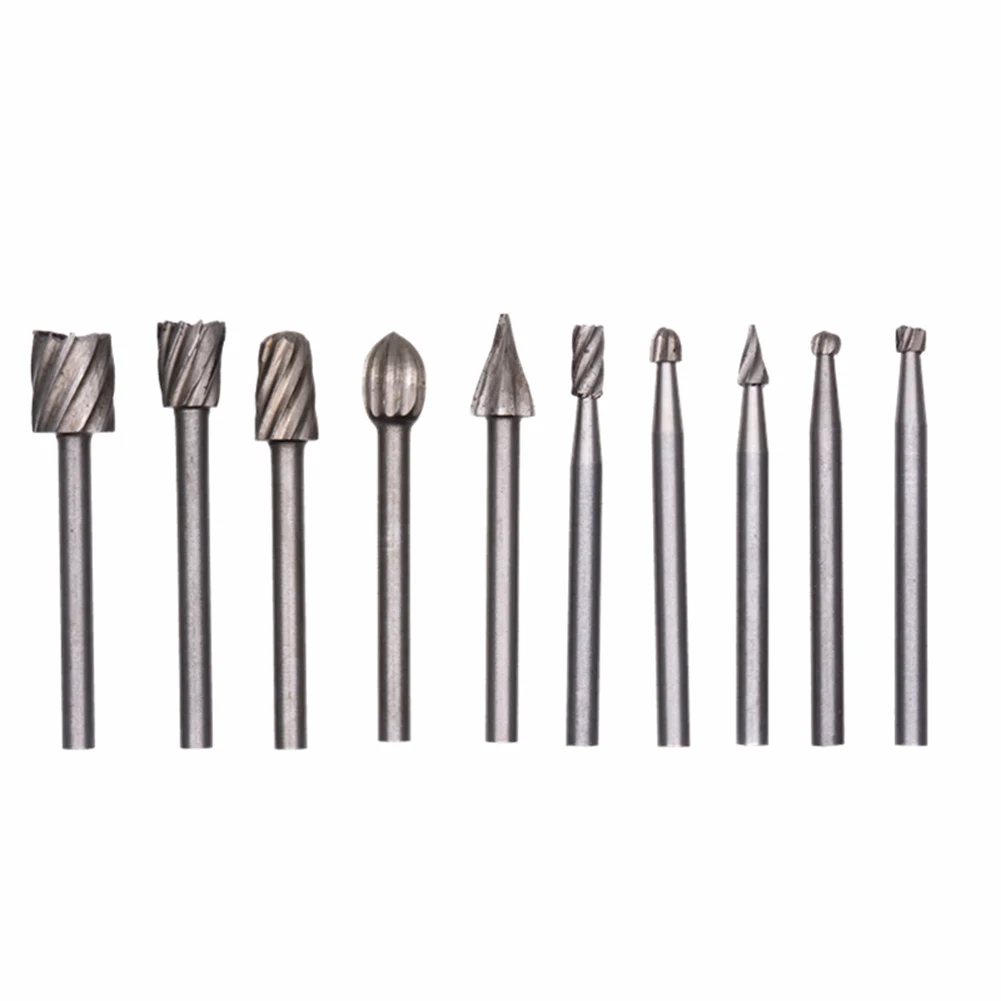 

20pcs Steel Rotary Cutter Files Grinding Power Polishing Head Engraving Drilling Burrs Bit Woodworking Hand Rotary Tool Set