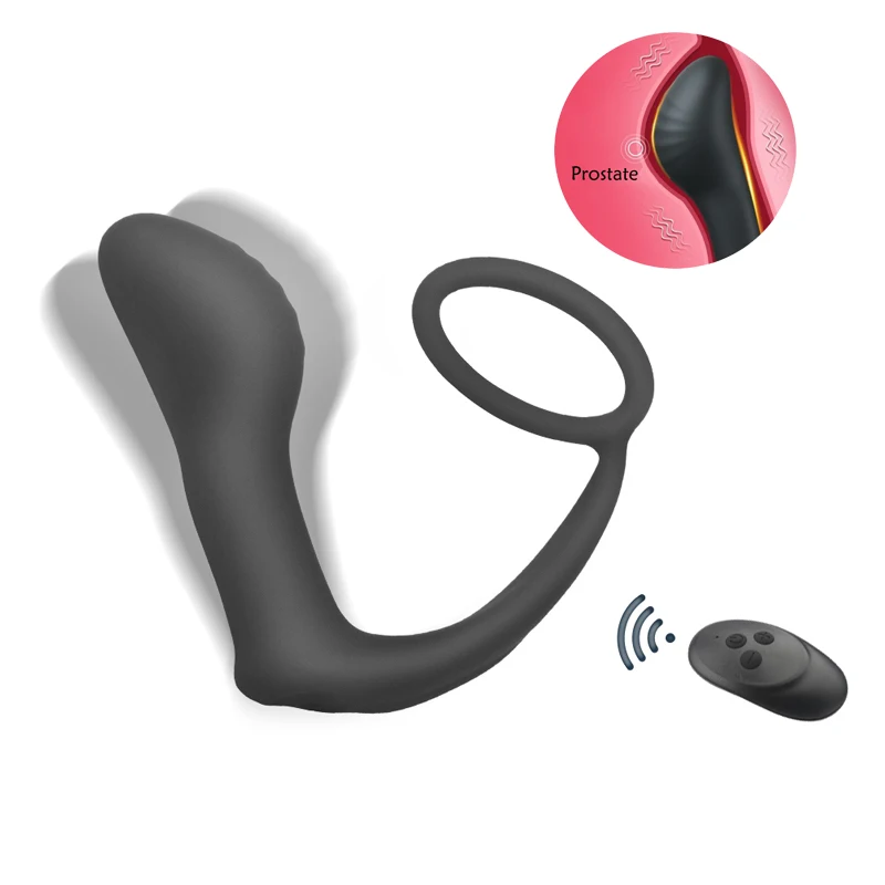 Массажер простаты Анальный вибратор 10 частоты Анальная пробка беспроводные