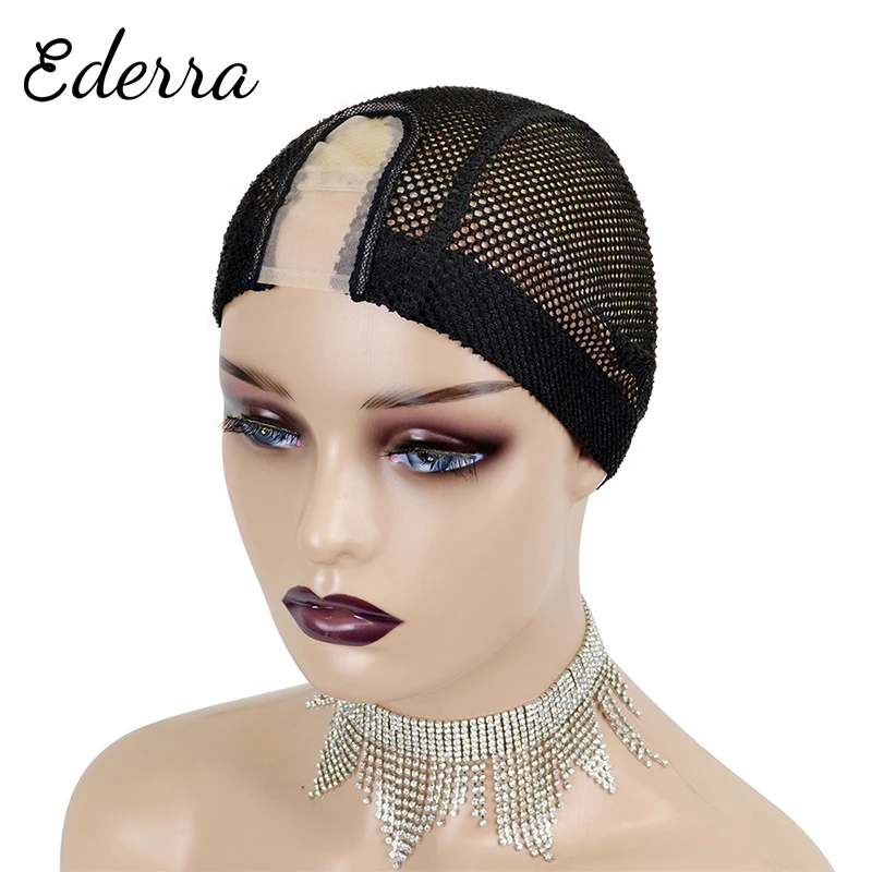 5pcs/bag Hair Mesh Wig Cap Nets Liner Hairnets Snood Glueless Dome Stretchable Elastic Net | Шиньоны и парики