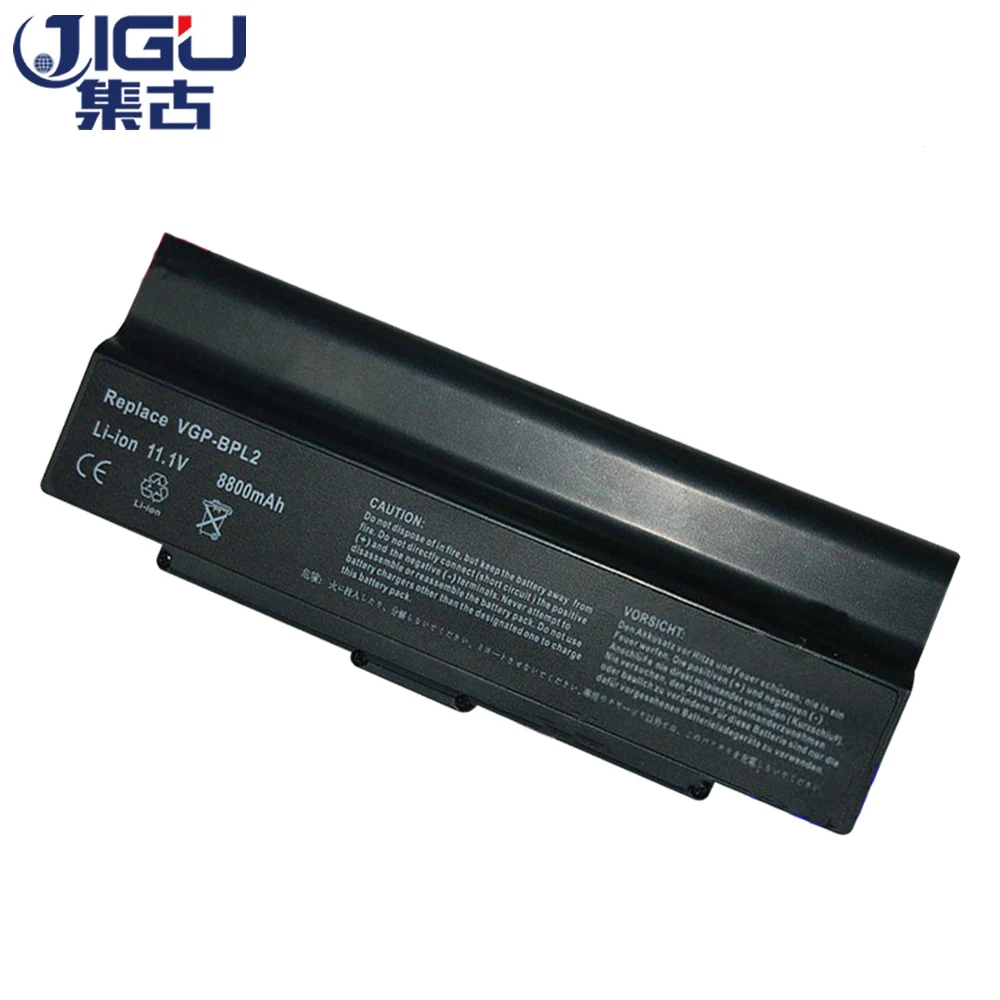 JIGU 12 ячеек Аккумулятор для ноутбука Sony VAIO VGN C51 C61 C90 C90S FE21 FE28 FE31 FE53 черный|laptop battery for