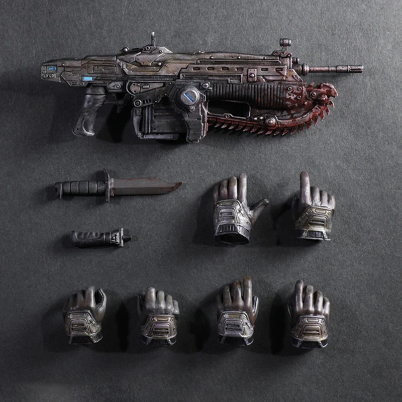 Фигурка PA Marcus Fenix в наличии игровое искусство gear of War куклы-модели игрушки |