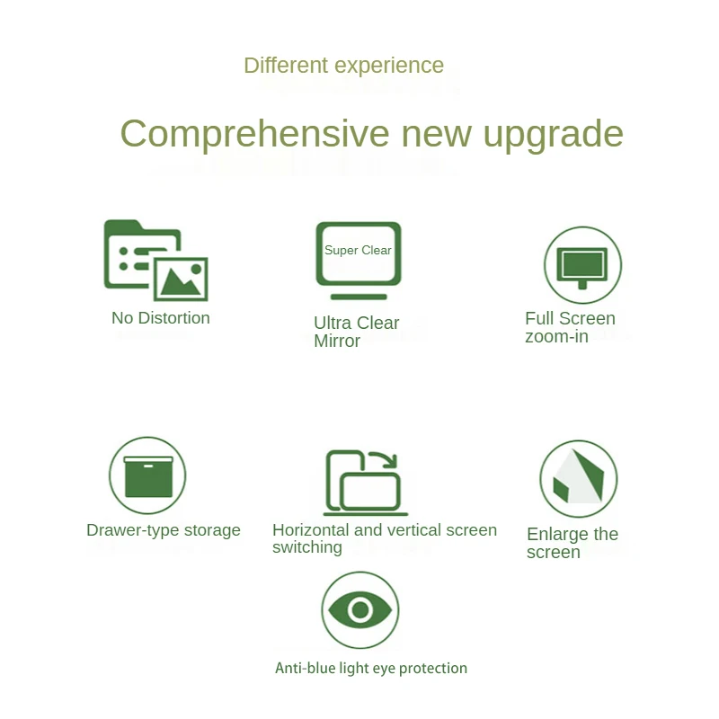 2021 new pull out 10 inch mobile phone screen magnifier desktop stand 10d screen magnification super clear phone desk holder free global shipping