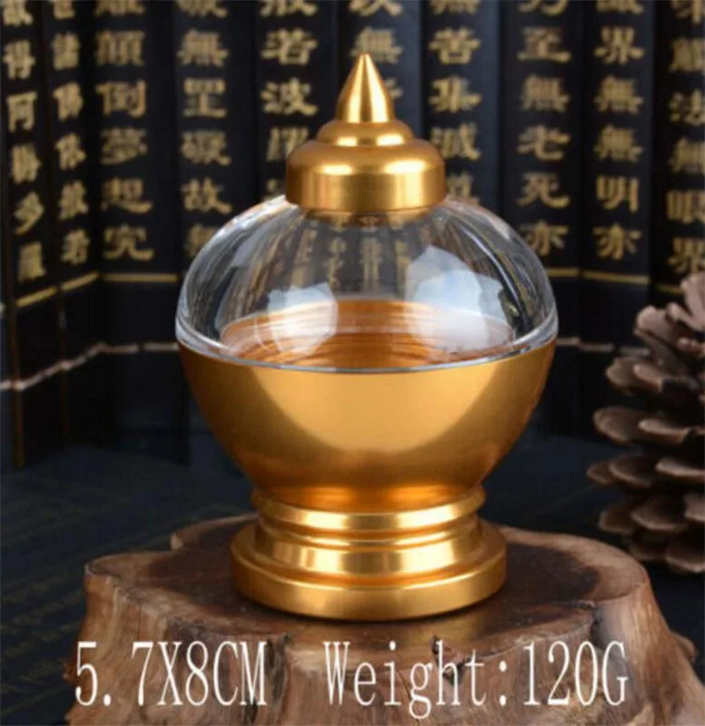 Медная Статуя Будды искусственная кожа кристалл ступа башня богий ритуал