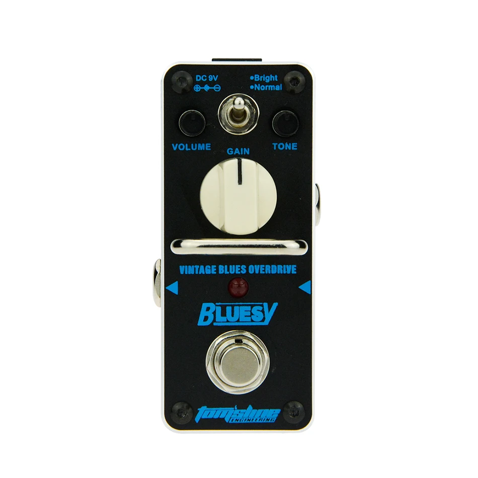 AROMA Tom'sline ABY 3 Bluesy Vintage Bluetooth Overdrive Mini педаль эффектов для электрогитары с True