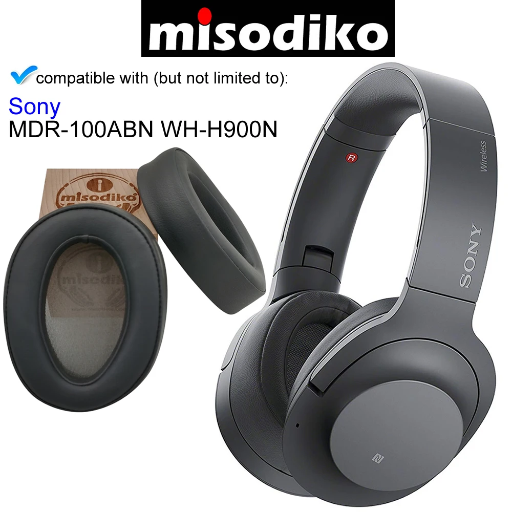 Misodiko Замена амбушюры подушки и лекарственных средств(fda для SONY h. Уха на MDR-100ABN WH-H900N WH-H900, наушники для ремонта Запчасти подушечки крышка