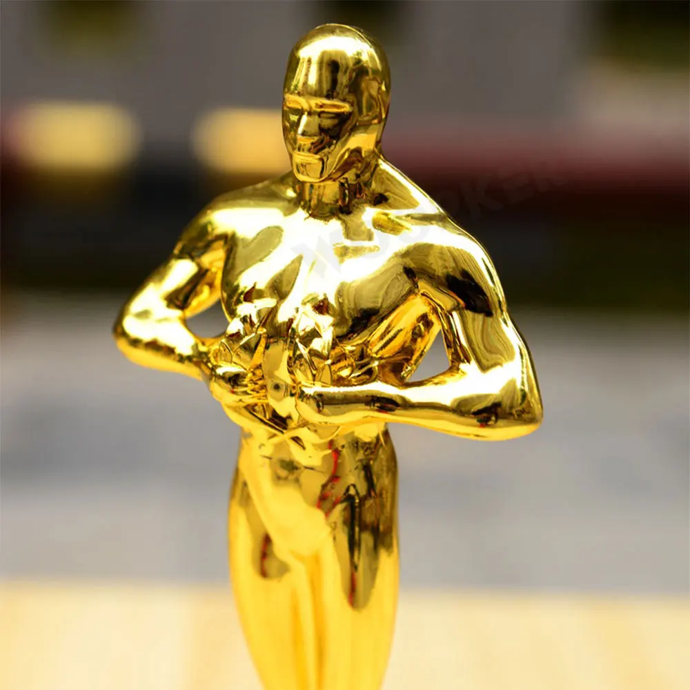 Индивидуальные статуи Оскара трофей награды маленький золотой человек