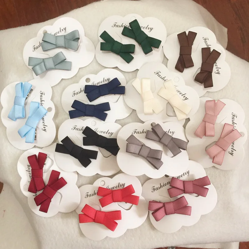 

Baby Hair Bows Clips Tiny Bows Barrettes For Babygirl Kids Toodler Hair Accessories For Girls Baby Hair Products Korea Baby Hair
