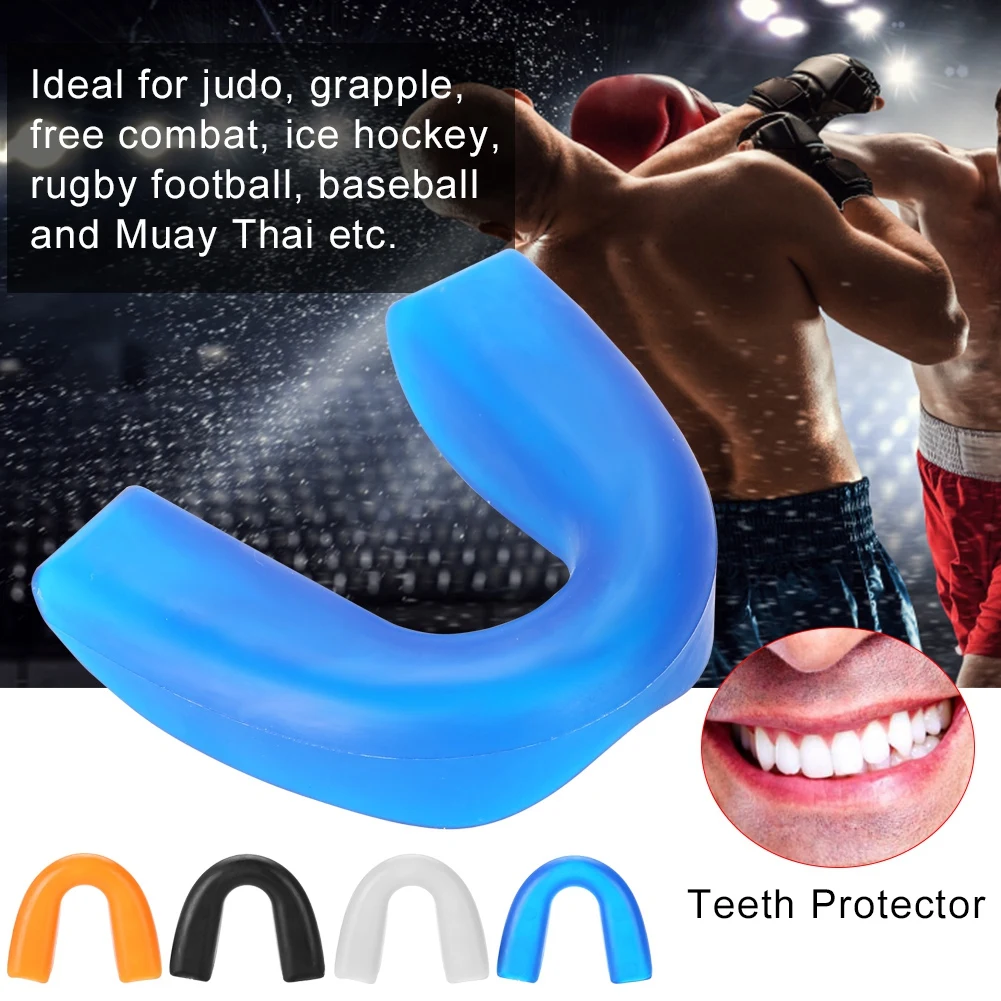 

1 Pcs Fashion Sport Adult Teeth Whitening Mouth Guard Gum Shield EVA Teeth Protector For Exercise Karate Boxing Protection Tool