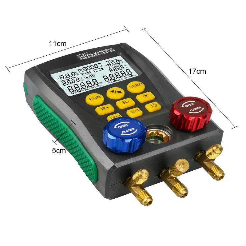 Цифровой манометр для автомобиля DY517 измеритель давления в вакууме коллекторов |