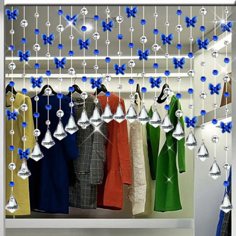 Ouneed Хрустальная штора из бисера Роскошная для гостиной спальни окна свадебные