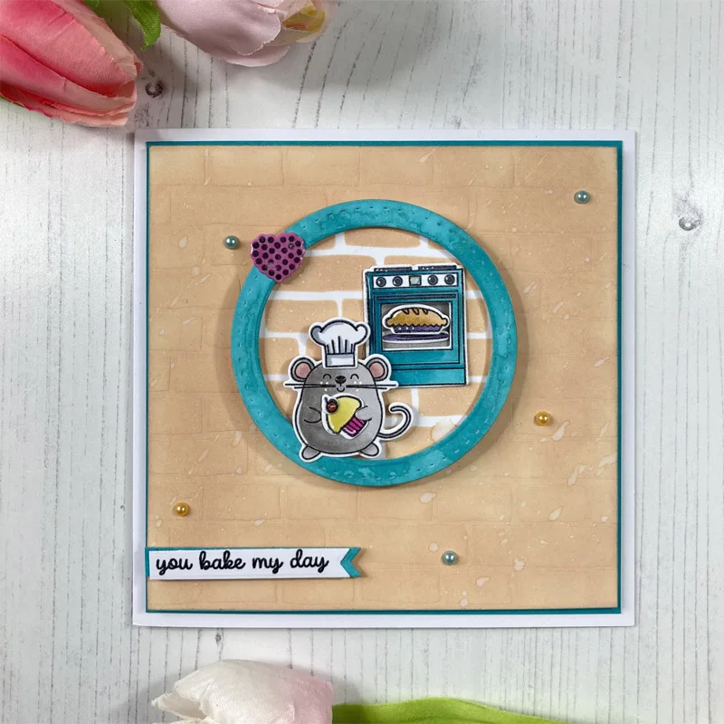 Прозрачные штампы для вырезания животных крыс козы пчелы комбинированные