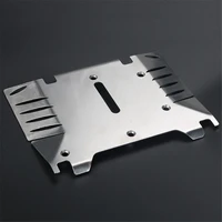 rc car stainless steel guard board chassis plate upgrade parts for kyx axial 110 rbx10 ryft model off road car