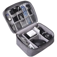 digital storage bags electronics cable organizer usb wires portable charger power bank accessories