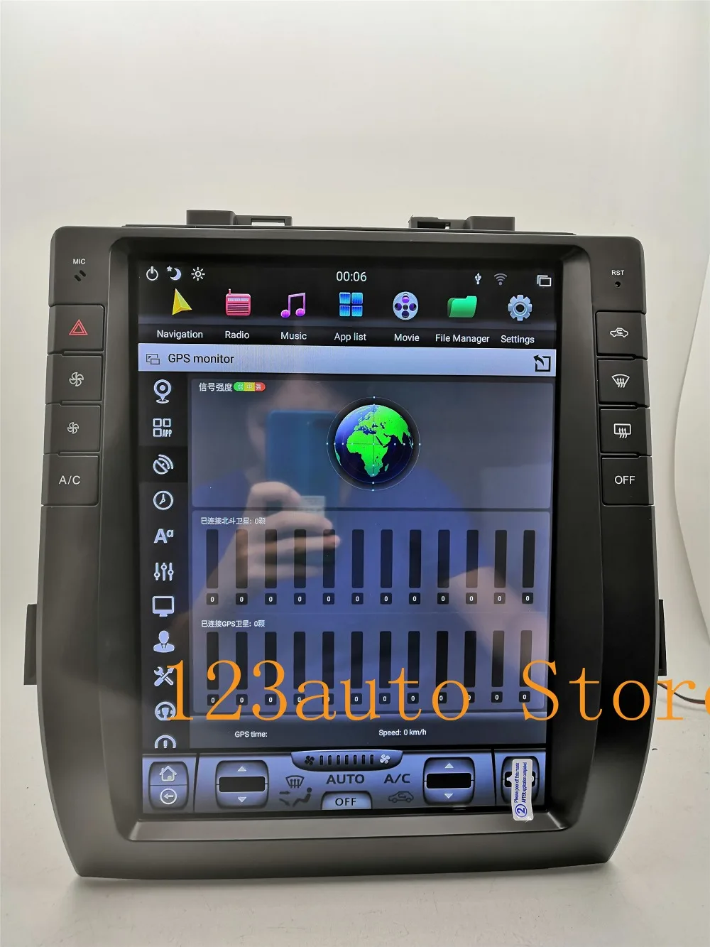 13 дюймов вертикальный экран Tesla стиль Android 8,1 Авто DVD gps навигатор плеер для TOYOTA Alphard ips PX6