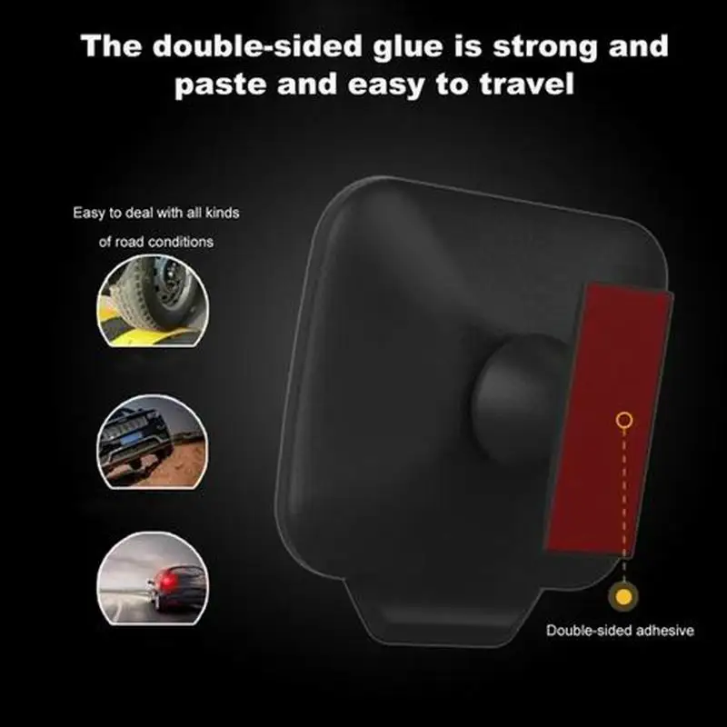

Car Rear Seat Rearview Mirror HD Durable Universal Firm Adjustable 270 Degree Wide Angle Design For Car External Accessories