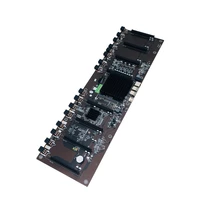 hm65 chip 8 card slot btc all solid state capacitor multi graphics card mining motherboard support 1660 2070 3090 rx580