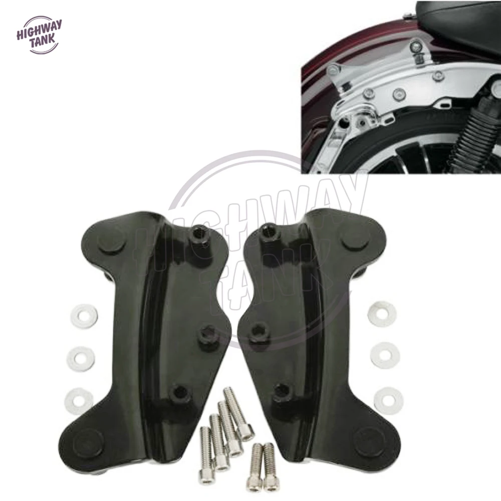 

Black Motorcycle 4 Point Docking Kit Luggage Rack Case for Harley Road Glide Street Glide FLHR FLHRC FLHT FLHX FLTR 2009-2013