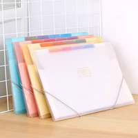 kokuyo expanding folders pastel cookie series large capacity a4 multi layer portable folders storage bag information booklet