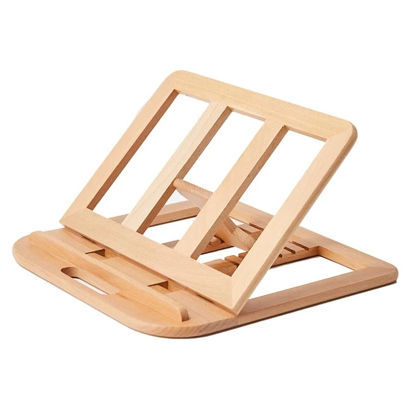 

Подставка для ноутбука, деревянная складная Портативная подставка для компьютера, эргономичный держатель для всех ноутбуков 10-15,6 дюймов