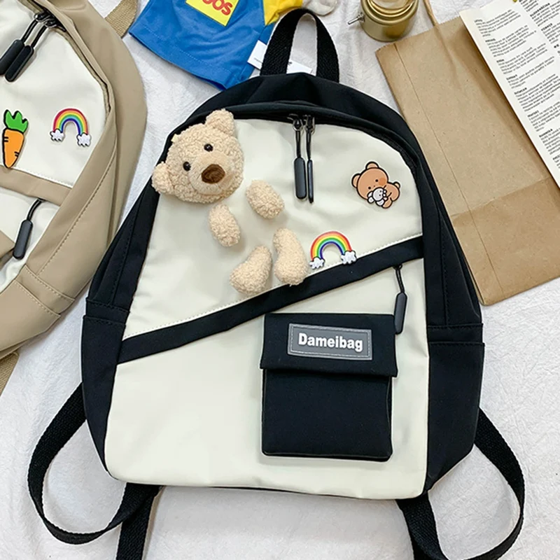 

Junior High School Harajuku Mori School Bag elementsary School Cute Backpack Fashion Nylon Backpack