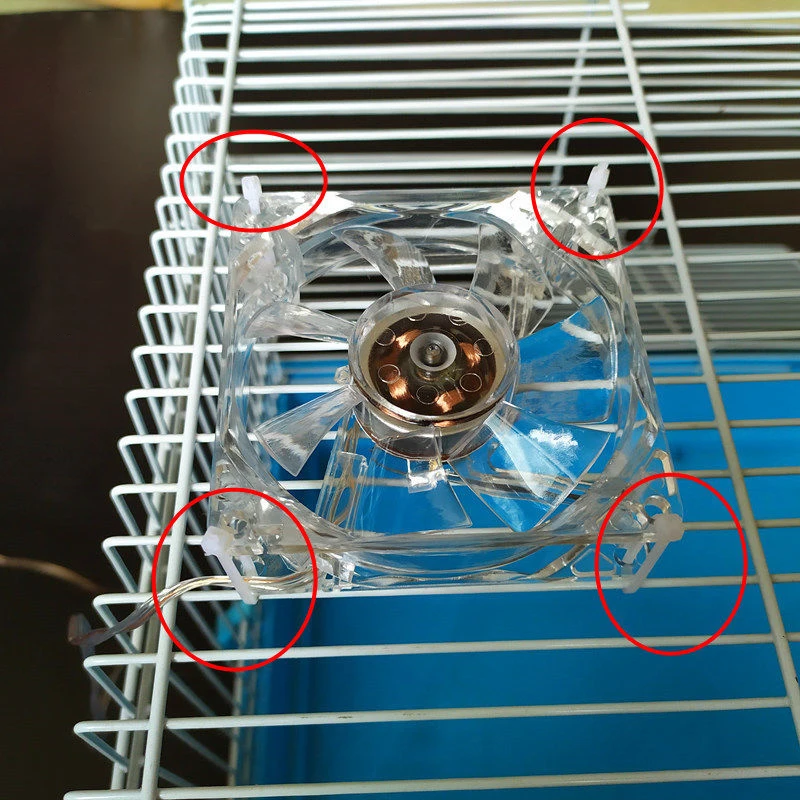 Охлаждающий вентилятор для хомяка акриловый фонарь маленький Электрический