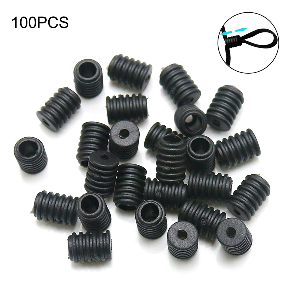 100 шт. маска для лица силиконовый шнур блокирует шнурки регулируемый ремень