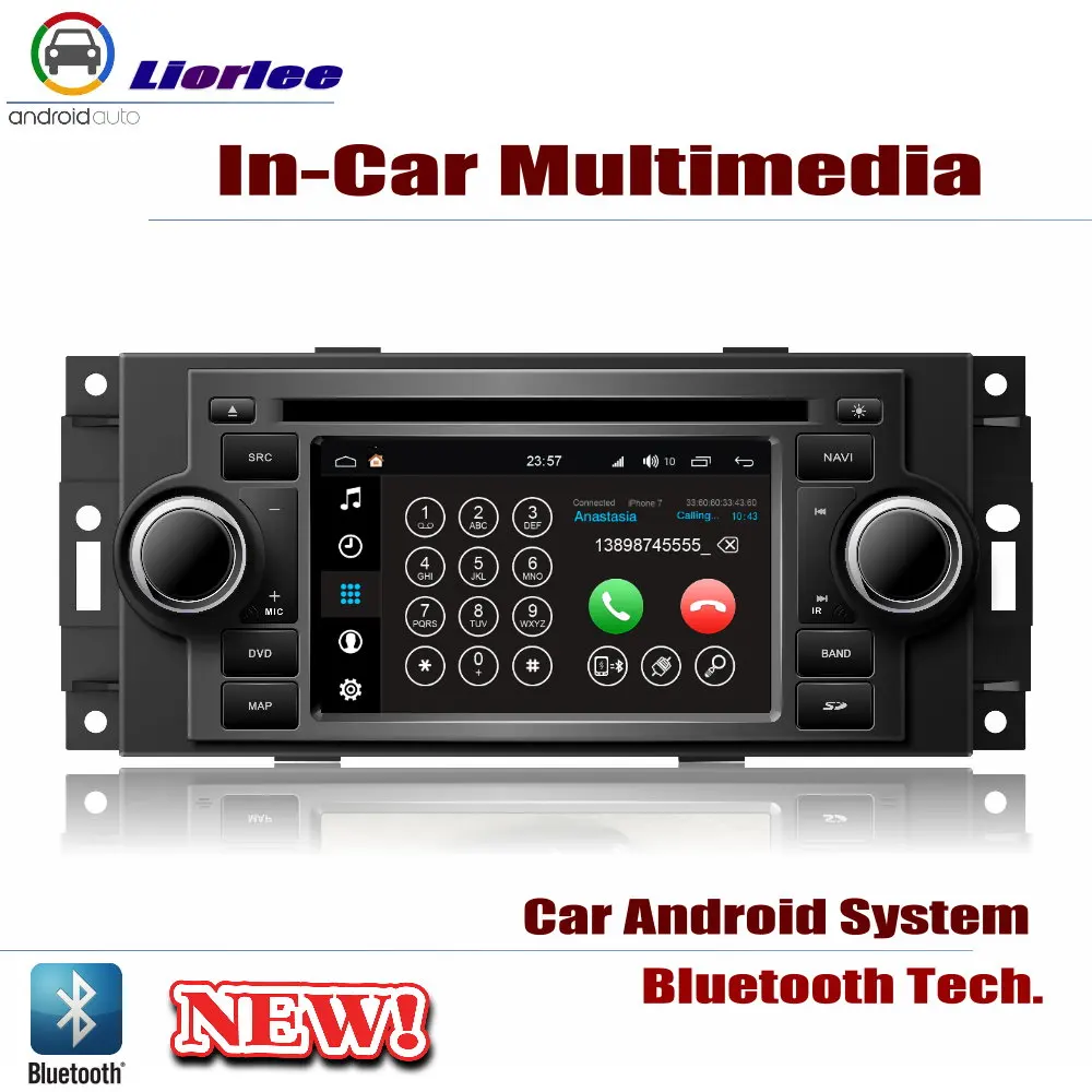 Для Jeep Commander 2006 2007 автомобильный Android GPS навигатор плеер DVD система HD экран Радио