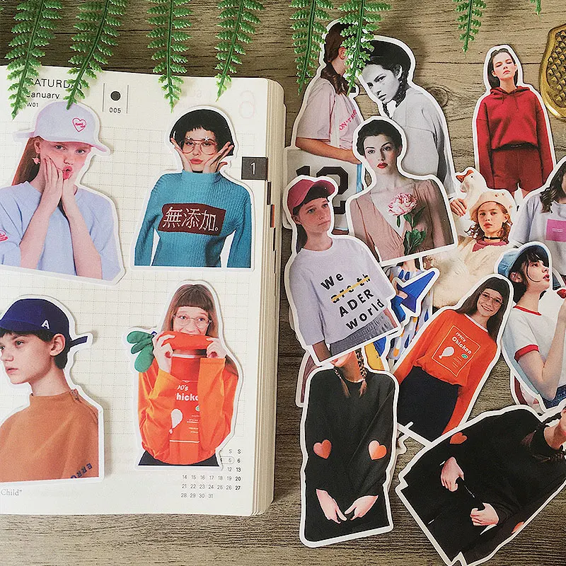 22 шт. декоративные стикеры в виде книги|Наклейки для творчества| |