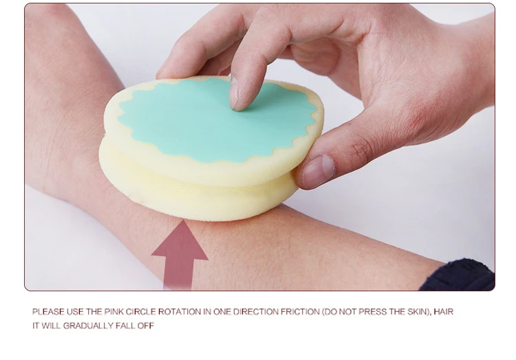 Губка для безболезненного удаления волос безопасная Нетоксичная ухода за кожей