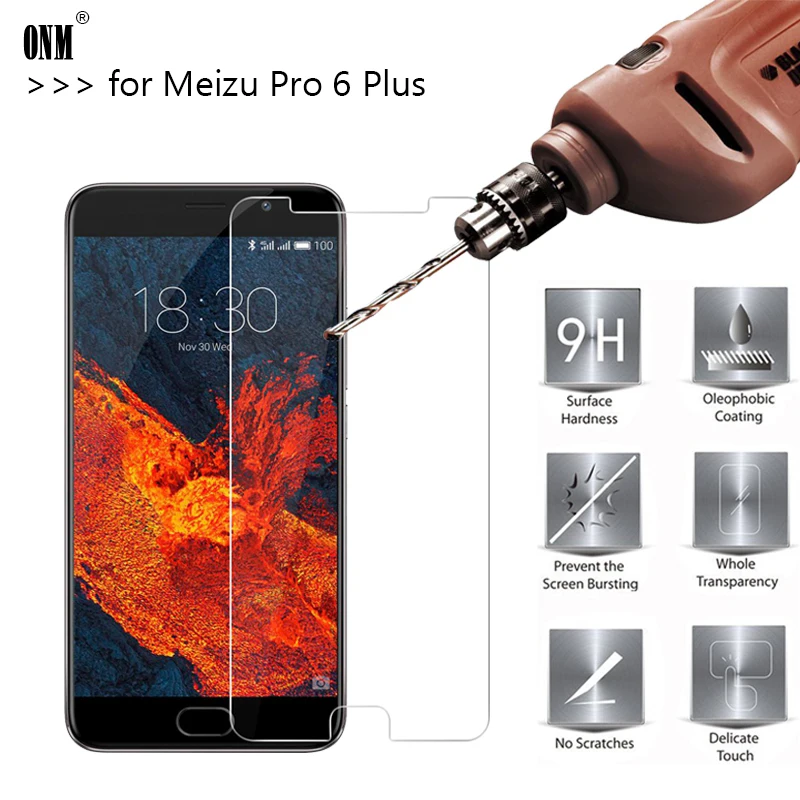 2.5D 0 26 мм 9H Премиум Закаленное стекло для Meizu Pro 6 Plus 5 7 дюймов Защитная пленка Pro6