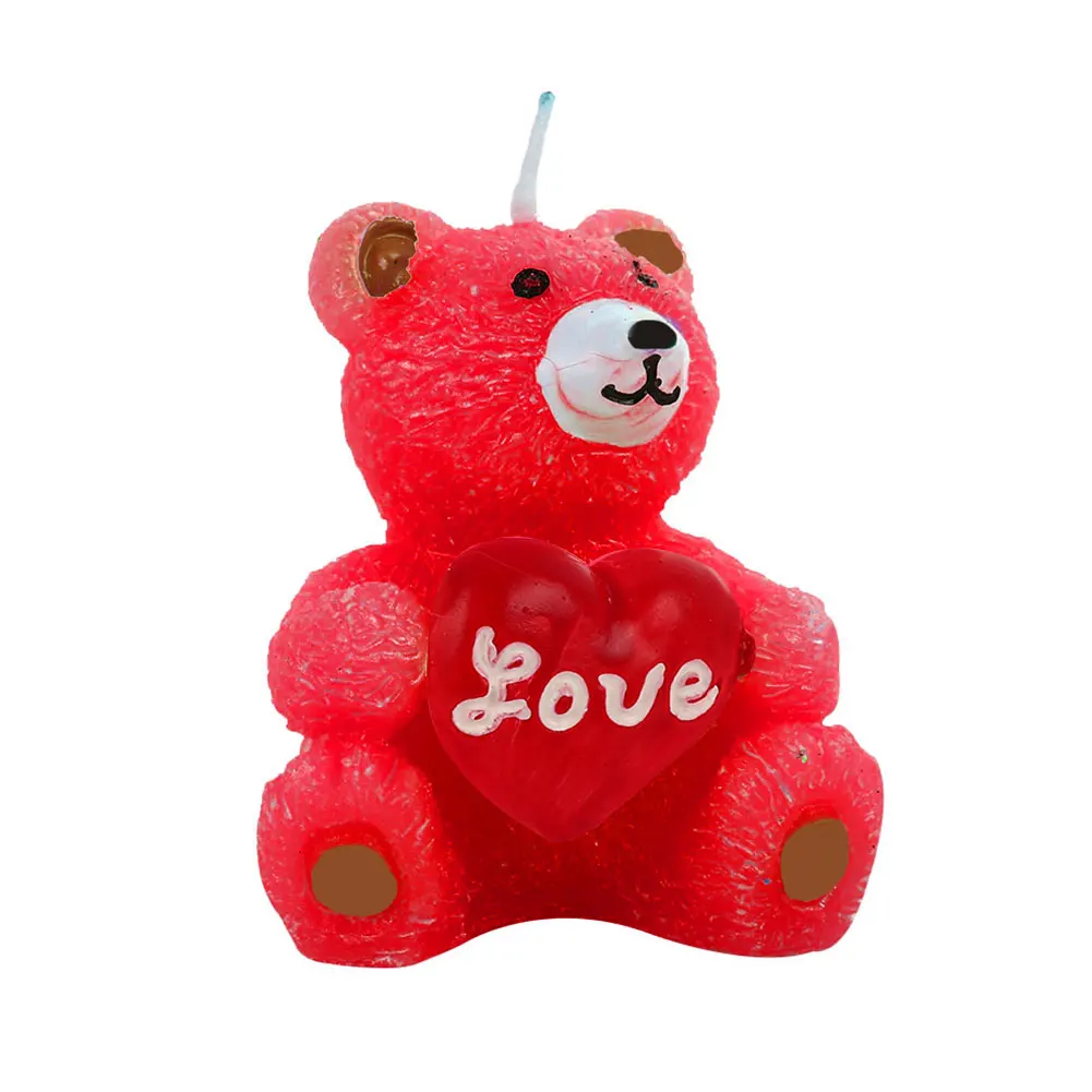 Парафин Bougie Bear LOVE подарок экологическое украшение дома атмосфера День Святого