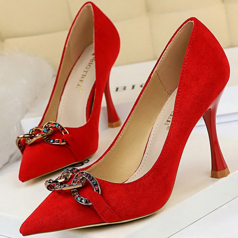 2020 г. туфли-лодочки женская обувь пикантные женские свадебные туфли на высоком