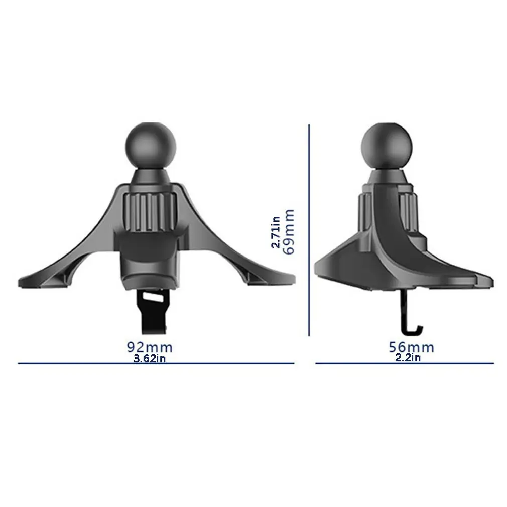 

Y-type Mobile Phone Bracket Accessories Hook Black Driving Bracket Convenient Road Navigation Support