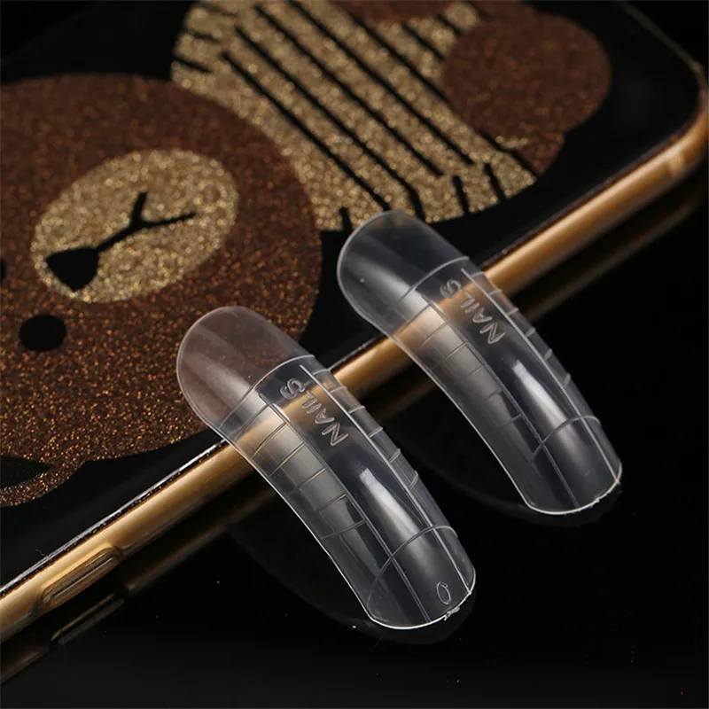 120 шт./кор. быстрое строительство форма Типсы Flase ногтей двойной формы пальца