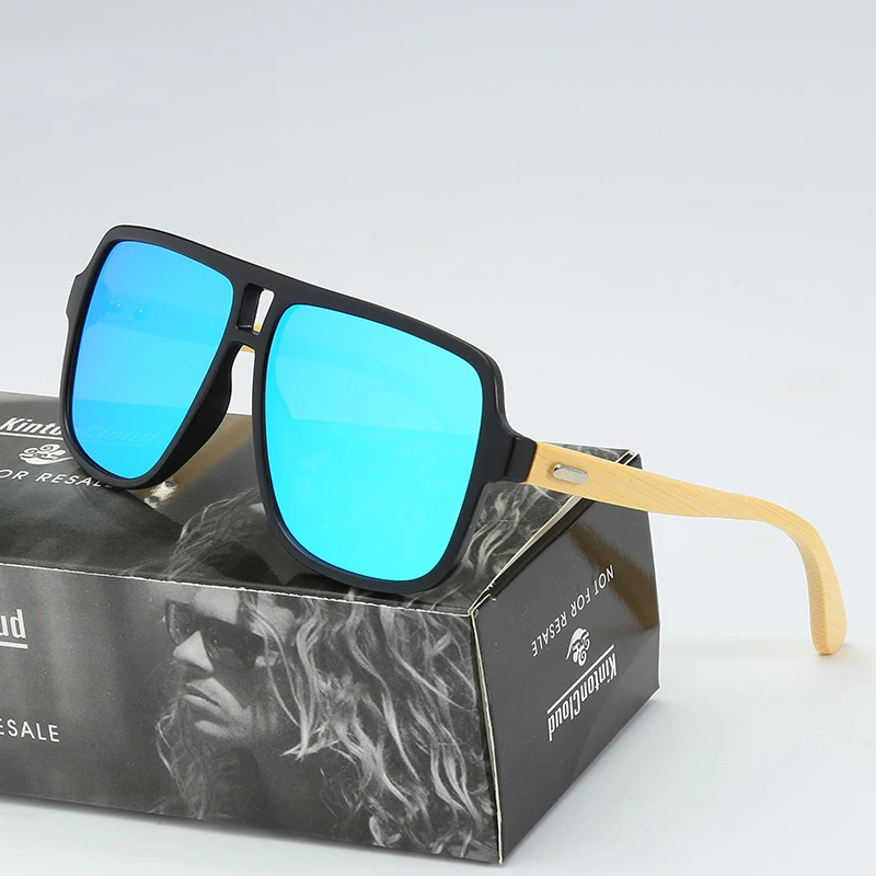 

2021 Fashion Trend Design Bamboo Sunglasses For Women Men Classic Vintage Unisex Summer Beach Driving Wooden Sun Glasses De Sol