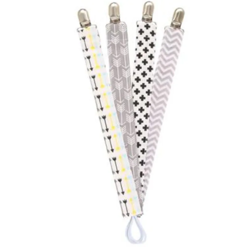 

Baby Pacifier Clip Double Layer Baby Anti-drop Pacifier Chain European American Pacifiers Anti-drop Belt Skin-friendly Fabric