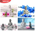 HUACAN полный квадратныйкруглый алмазная живопись 5D DIY Алмазная Вышивка крестом мозаика на религиозную тему ручной работы художественная