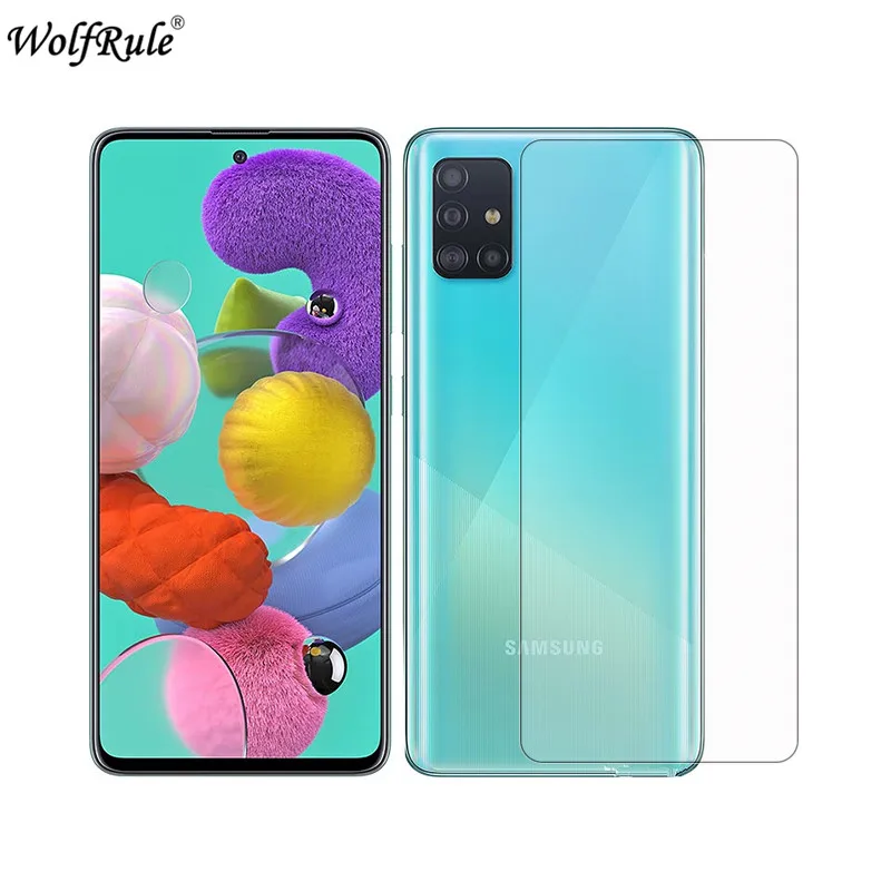 2 шт Стекло для Samsung Galaxy A51 защита экрана закаленное стекло SM A515FN 2.5D пленка против