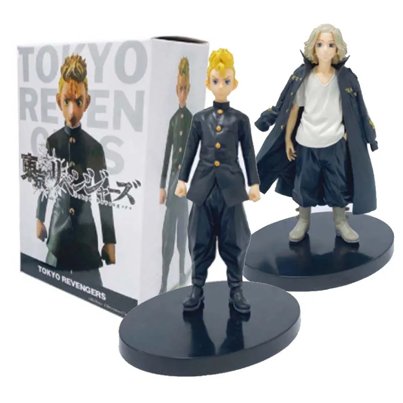 

16CM Anime Tokyo Revengers Figure Manjiro Sano Action Figure Baji Keisuke/Hanagaki Takemichi/Matsuno Chifuyu Figurine Toys
