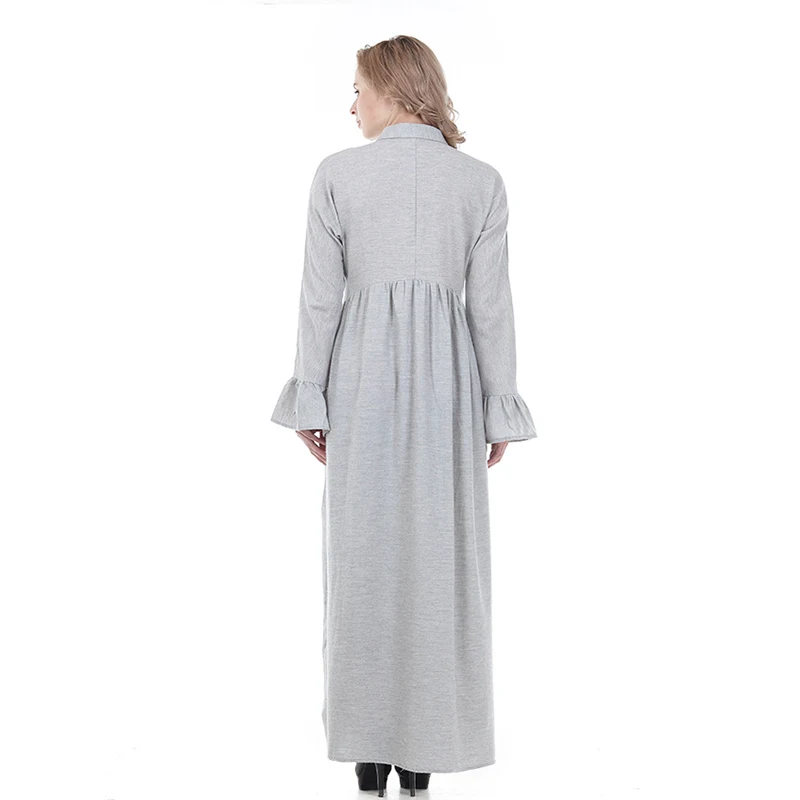 Мусульманское платье кардиган Abaya мусульманское с вышивкой в мусульманском и