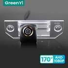 GreenYi 170  HD 1080P Автомобильная камера заднего вида для Ford Focus 2 Sedan 2005-2011 C-Max MK2 Night Vision Reverse Reversing 4 pin автомобильная парковка AHD