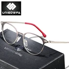Ретро Круглые по рецепту мужские очки с оптической оправой для близорукости прогрессивные очки женские фотохромные титановые очки анти-синий светильник