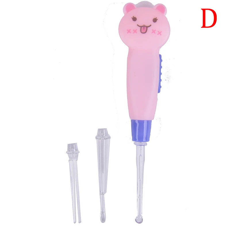 Мультяшный светодиодный фонарик воск для ушей очиститель инструмент ухода за